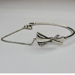 Pandora silver Bow Bracelet